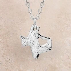 Montana Silversmiths Montana I Heart Texas Necklace