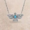 Montana Silversmiths Rising Above Thunderbird Turquoise Nacklace -Western Cowboy Equipment Shop NC4905