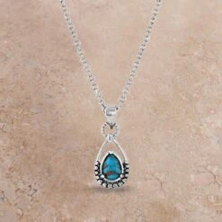 Montana Silversmiths Touch Of Turquoise Necklace