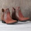 Corral Circle G Red Studded Booties 1 Corral Circle G Red Studded Booties -Western Cowboy Equipment Shop Q0125 P
