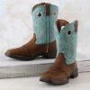 Durango Powder 'n Lace Lady Rebel Boots -Western Cowboy Equipment Shop RD3471