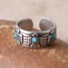 Montana Silversmiths Rising Above Thunderbird Turquoise Ring -Western Cowboy Equipment Shop RG4905