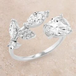 Montana Silversmiths Montana Silversmith Its Possible Crystal Open Ring