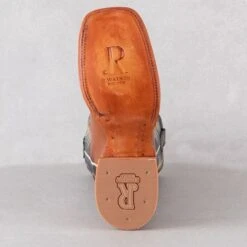 R. Watson Cognac Sinatra Boots -Western Cowboy Equipment Shop RWL8302 sole