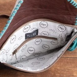 Minun Leather And Hair On Bag -Western Cowboy Equipment Shop S6742 int A