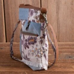 Patchwork Blooms Shoulder Bag 11 Patchwork Blooms Shoulder Bag -Western Cowboy Equipment Shop S6772 side A