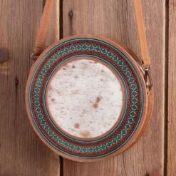 Circle Hide Crossbody Bag