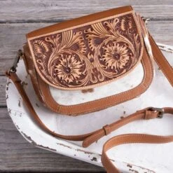 Chaithra Hand Tooled Bag