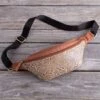 Brown Tooled Fanny Pack -Western Cowboy Equipment Shop S7103 A