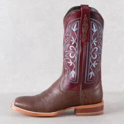 Tony Lama Tinheart Taback Smooth Ostrich Boots 8 Tony Lama Tinheart Taback Smooth Ostrich Boots -Western Cowboy Equipment Shop SA6208 side