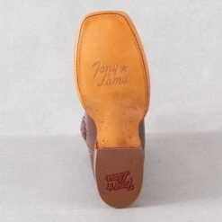 Tony Lama Tinheart Taback Smooth Ostrich Boots 9 Tony Lama Tinheart Taback Smooth Ostrich Boots -Western Cowboy Equipment Shop SA6208 sole