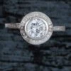 Round CZ Bezel Ring By Kelly Herd -Western Cowboy Equipment Shop SRR5135