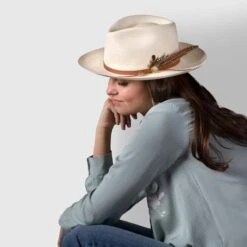 Stetson Tallahassee Straw Fedora -Western Cowboy Equipment Shop TSTLHS alt4