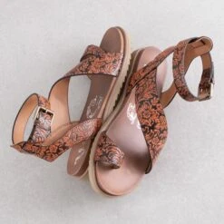 Very G Rust Steffy Sandals -Western Cowboy Equipment Shop VGSA0240RU alt A