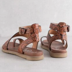 Very G Rust Steffy Sandals -Western Cowboy Equipment Shop VGSA0240RU heel A