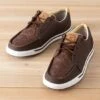 Twisted X Cocoa Tooled Kick Shoe -Western Cowboy Equipment Shop WCA0065