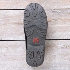 Twisted X Ladies Black And Grey Aztec Slip On Mocs 8 Twisted X Ladies Black And Grey Aztec Slip On Mocs -Western Cowboy Equipment Shop WDMS025 sole