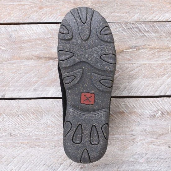 Twisted X Ladies Black And Grey Aztec Slip On Mocs 5 Twisted X Ladies Black And Grey Aztec Slip On Mocs - Image 3