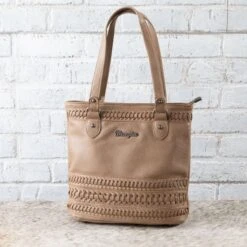 Wrangler Tan Stitch Accent Concealed Carry Tote