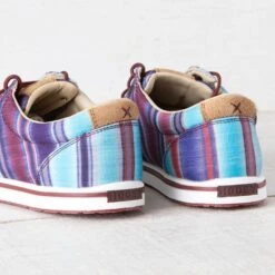 Twisted X Hooey Blue Serape Lopers -Western Cowboy Equipment Shop WHYC023 heel