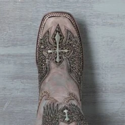 Corral Turquoise Cross And Wing Boots -Western Cowboy Equipment Shop a3743t copy
