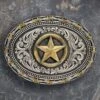 Montana Silversmiths Sheriff Star Barbedwire Antique Attitude Buckle -Western Cowboy Equipment Shop a530