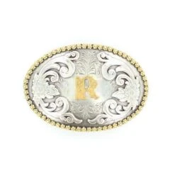 Nocona Initial Belt Buckle -Western Cowboy Equipment Shop b37072 r