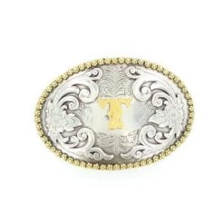 Nocona Initial Belt Buckle