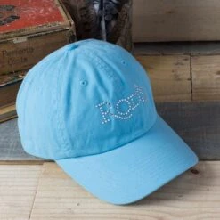 Rod's Crystal Logo Cap -Western Cowboy Equipment Shop blue cap