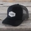 Classic Equine Classic Rope Black Faux Leather Patch Cap