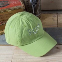 Rod's Crystal Logo Cap -Western Cowboy Equipment Shop lime cap