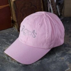 Rod's Crystal Logo Cap -Western Cowboy Equipment Shop pink cap