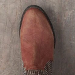 Corral Circle G Red Studded Booties -Western Cowboy Equipment Shop q0125 t