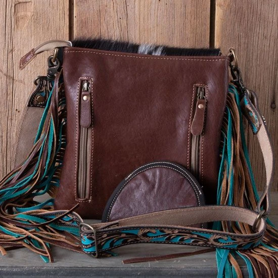 Cobalt Blue Cowhide Concealed Carry Crossbody 5 Cobalt Blue Cowhide Concealed Carry Crossbody - Image 3