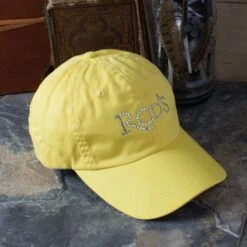 Rod's Crystal Logo Cap -Western Cowboy Equipment Shop yellow cap